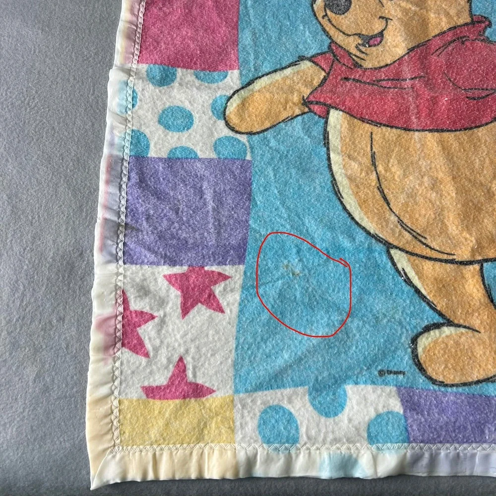 Vintage Winnie the Pooh Baby Blanket 43